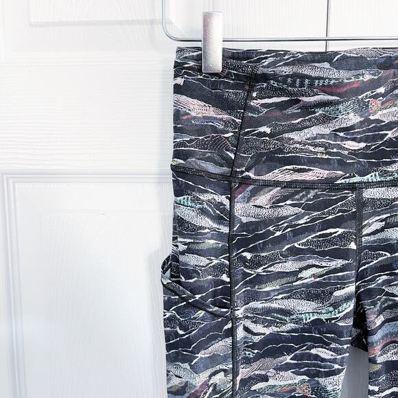 Lululemon Fast and Free 7/8 Tight in Mini Sweatr Multi Black - Picture 2 of 7